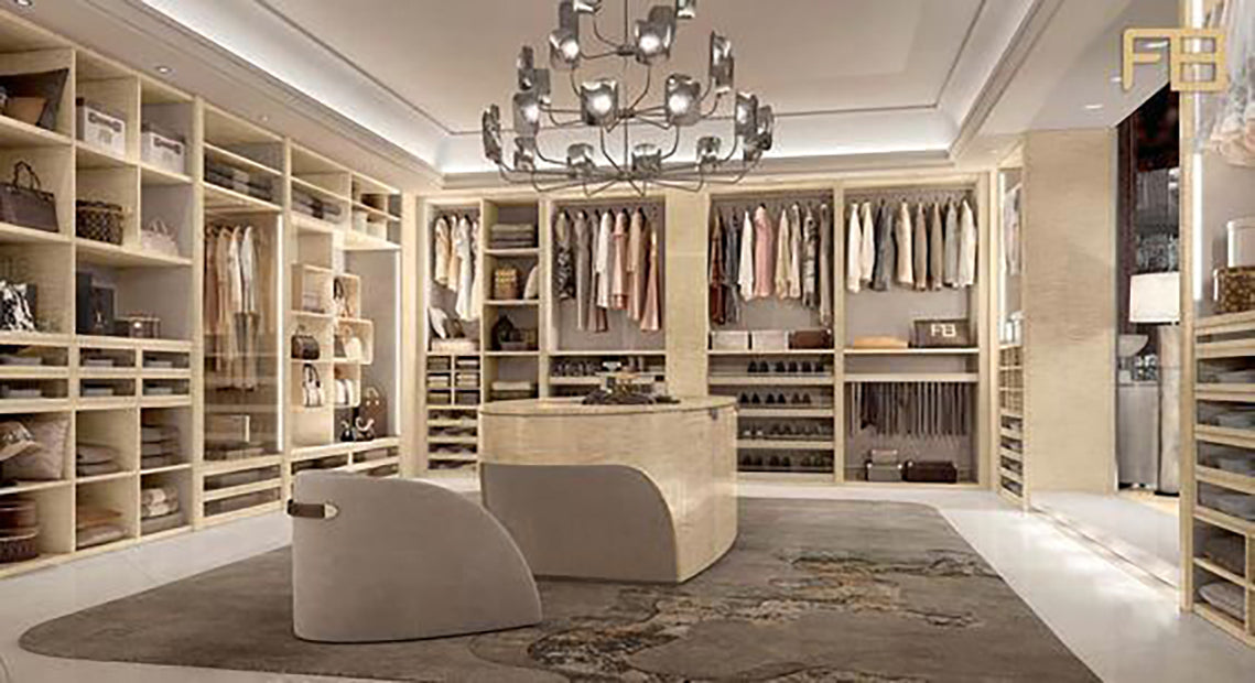 แนวทางในการติดตั้งโคมไฟเพดานหลากดีไซน์สำหรับ Walk in closet