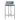 เก้าอี้บาร์ [PN] Paisley Counter Stool SH76 PVC Grey (Black Leg)