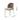เก้าอี้ทานอาหาร [TG] Malcolm Dining Chair Dark Brown (Black Legs)
