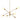 [B-Grade] โคมไฟเพดาน [MD] Renzo Pendant Lamp (Milky Bulb) Gold