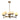 โคมไฟเพดาน [UD] Aimee 6 Pendant Lamp Brass