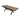 โต๊ะทานอาหาร [IC] Sphere 180-240 Dining Table Teak (Black Legs) (Extendable)