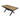 โต๊ะทานอาหาร [IC] Sphere 150-200 Dining Table Teak (Black Legs) (Extendable)
