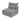 โซฟา [EG] Coltrane 1S Armless Sofa Dark Grey