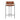 บาร์สตูล [PN] Paisley Bar Stool SH76 PVC Camel (Black Leg)