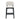 เก้าอี้เคาน์เตอร์ [SE] Bess Counter Stool Cream (Black Leg)