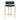 เก้าอี้บาร์ [PN] Paisley Counter Stool SH66 PVC Black3 (Gold Leg)
