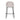 บาร์สตูล [PN] Nudy Bar Stool SH76 Fabric White (Black Leg)