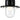 [B-Grade] โคมไฟเพดาน [DL] Hector Pendant Lamp - Black