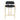 เก้าอี้บาร์ [PN] Paisley Counter Stool SH66 Black (Gold Leg)