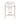 เก้าอี้บาร์ [PN] Paisley Counter Stool SH76 PVC White (Gold Leg)