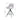 เก้าอี้เคาน์เตอร์ [AG] Matera Swivel Counter Stool SH65 Grey (Black Leg)