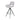 เก้าอี้เคาน์เตอร์ [AG] Matera Counter Stool SH75 Grey (Black Leg)