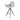 เก้าอี้เคาน์เตอร์ [AG] Matera Swivel Counter Stool SH75 Grey (Black Leg)