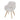 Odille beige upholstered dining chair with curved tub back on splayed natural wood legs, three-quarter view