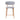 เก้าอี้เคาน์เตอร์ [BZ] Mirth Counter Stool SH65 Grey (Oak Leg)