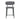 เก้าอี้เคาน์เตอร์ [BZ] Mirth Counter Stool SH65 Grey (Black Leg)