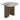 โต๊ะข้าง [DB] Meridian Side Table White Mable (Brass Leg)