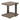 โต๊ะข้าง [DB] Pergola Side Table Oak