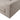 Close-up of the Nordlux latte sofa's thick arm corner with piped seams beside the seat cushion
