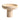ของตกแต่ง [FL] High Foot Wood Disk Shallow