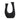 ของตกแต่ง [FL] Wooden Bottle U-Shaped Black