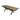 โต๊ะทานอาหาร [IC] Sphere 180-240 Dining Table Teak (Black Legs) (Extendable)
