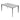 โต๊ะทานอาหาร [JI] Catania 140 Dining Table White (Black Legs)