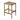 เก้าอี้บาร์ [JM] Bacio Bar Chair SH68 Light Coffee (Oak Leg)