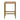 เก้าอี้บาร์ [JM] Bacio Bar Chair SH68 Light Coffee (Oak Leg)