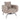เก้าอี้พักผ่อน [MJ] Drape Leisure Chair Light Brown