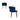เก้าอี้ทานอาหาร [MJ] Dazzle Dining Chair Navy Green