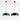 Sigtu pendant lamps in green and black hanging side by side