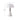 Garnet white floor lamp dimension diagram showing 55 cm shade width and adjustable height 68.5 to 87 cm