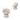 เก้าอี้ทานอาหาร [OP] Pumba Swivel Dining Chair White
