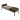 เก้าอี้ม้านั่ง bench light grey dark brown in neutral room