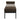 เก้าอี้ม้านั่ง bench light grey dark brown in neutral room