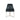 เก้าอี้ทานอาหาร [PN] Ruth Dining Chair PVC Black (Silver Legs)