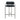 เก้าอี้บาร์ [PN] Paisley Counter Stool SH66 PVC Black2 (Black Leg)