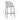 บาร์สตูล [PN] Nudy Bar Stool SH76 Fabric White (Black Leg)