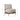 เก้าอี้พักผ่อน [SA] Maverick Chair Brown Grid & White Back (Rose Gold Leg)