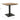 โต๊ะคาเฟ่ [SK] Bistro Dining Cafe Top Teak (Charcoal Leg)