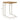 โต๊ะข้าง [SK] Cube Side Table Teak (White Leg)