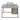 โต๊ะเตาไฟ [SK] Fogo Fire Pit 85 Table Mocha (Outdoor)