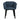เก้าอี้ทานอาหาร [SW] Lolan Dining Chair Blue 2 (Ash Black Frame)