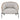 เก้าอี้พักผ่อน [SZ] Armonia Lounge Chair White (Back Brown)