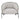 เก้าอี้พักผ่อน [SZ] Armonia Lounge Chair White (Back Olive)