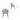 เก้าอี้ทานอาหาร [TG] Katie Dining Chair Grey Steel