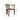 เก้าอี้ทานอาหาร [TO] Half Round Dining Chair White (Leg Light Walnut)