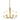 โคมไฟเพดาน [UD] Sway 6 Pendant Lamp Brass